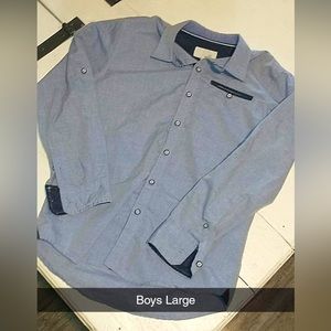 Boys button up shirt